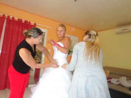 en pleine retouche