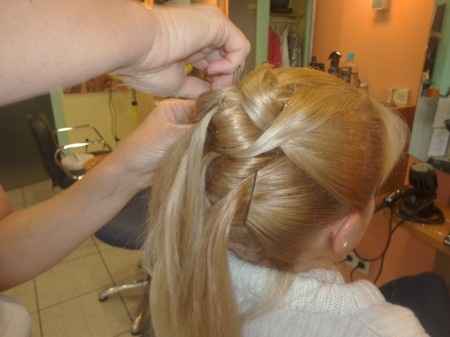 chignon jour j 6