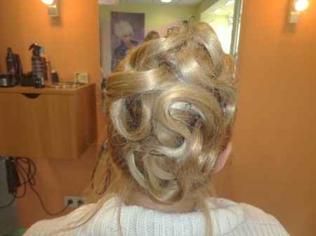 chignon jour j 7