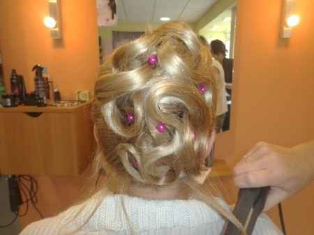 chignon jour j 9