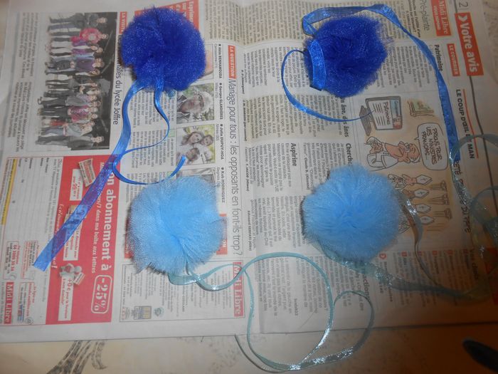 Mes pompons pour les voitures