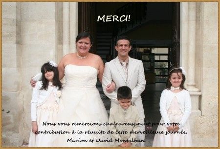 Carte de remerciements