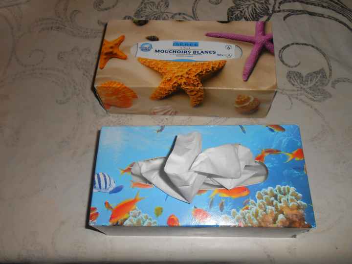 Nos boîtes de mouchoirs