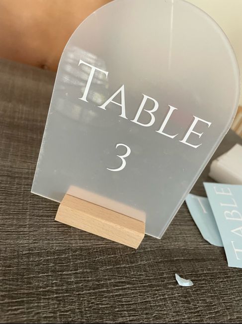 Support nom de table 1