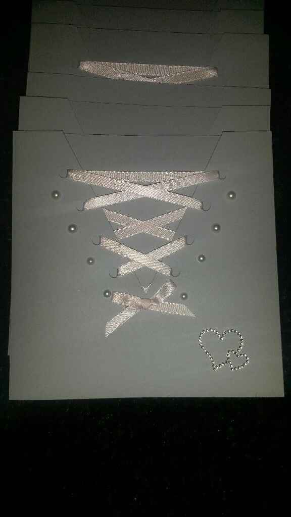 Diy du week-end: 1er partie faire part - 1