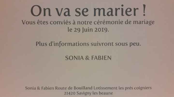 As-tu fait un Save the Date ? 🎁 - 1