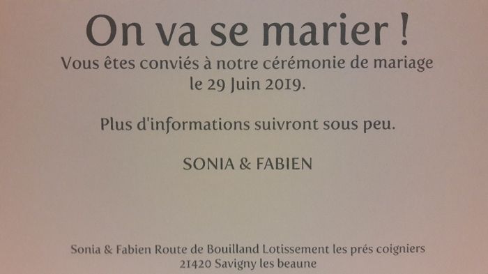 As-tu fait un Save the Date ? 🎁 - 1