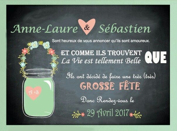 Avez vous fait de save the date !!! - 1