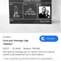 Partagez vos photos !  On continue ? etape 4 : Faire-part - 1