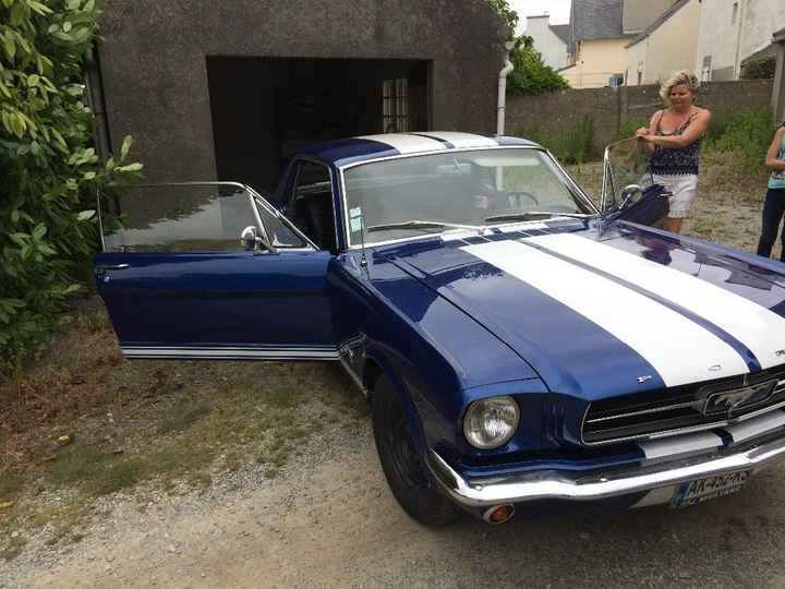 notre voiture de mariage