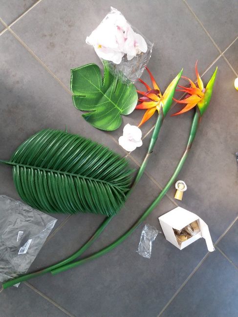 Fleur tropicale mariage thème exotique/tropical 9