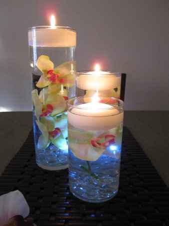 vases fleurs immergées