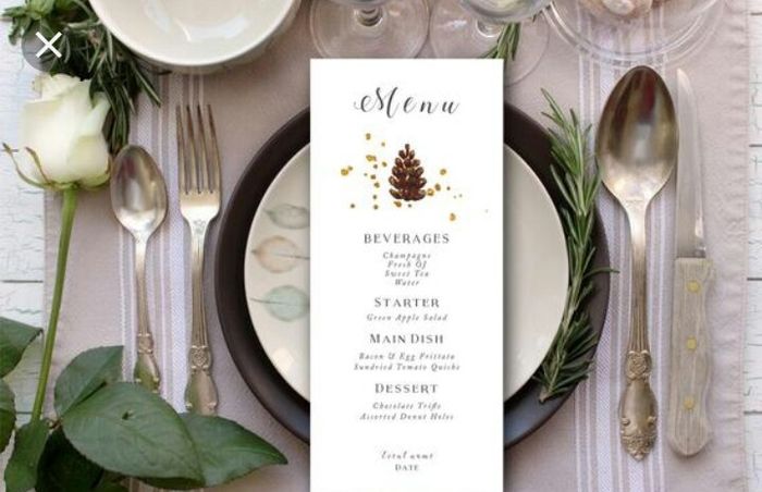 Inspiration pomme de pin pour les mariages d'automne et hiver - 23