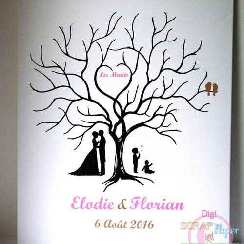 Inspiration arbre à empreintes - 48