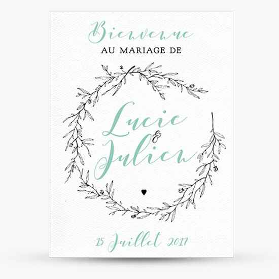 Panneau de bienvenue - 1