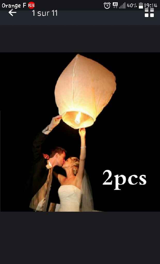 Lâcher de lanternes écologiques - 1