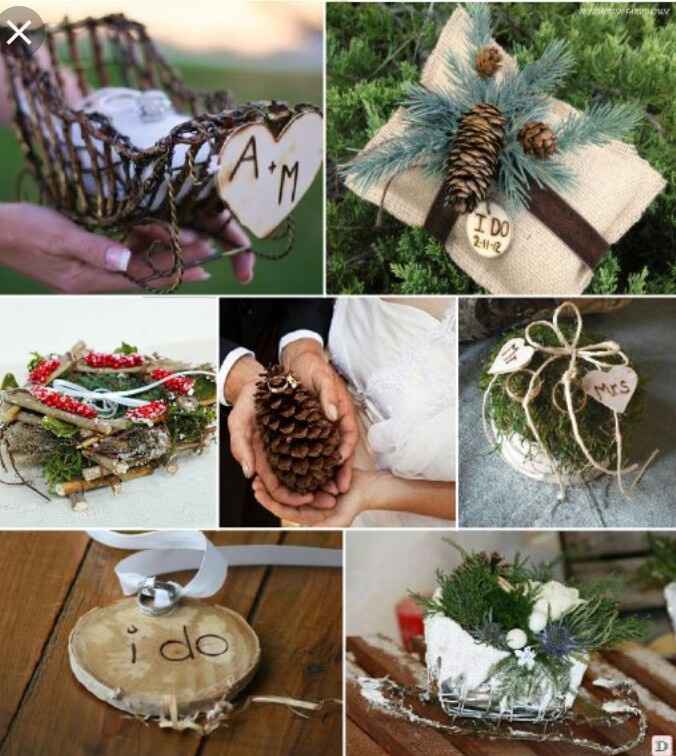 Inspiration pomme de pin pour les mariages d'automne et hiver - 21