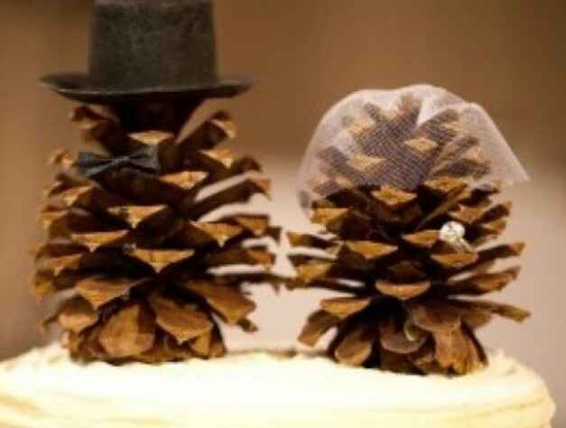 Inspiration pomme de pin pour les mariages d'automne et hiver - 29