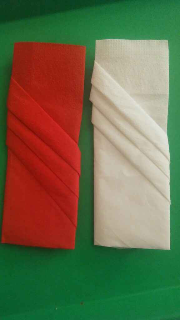 Pliage de mes serviettes finies ! - 1