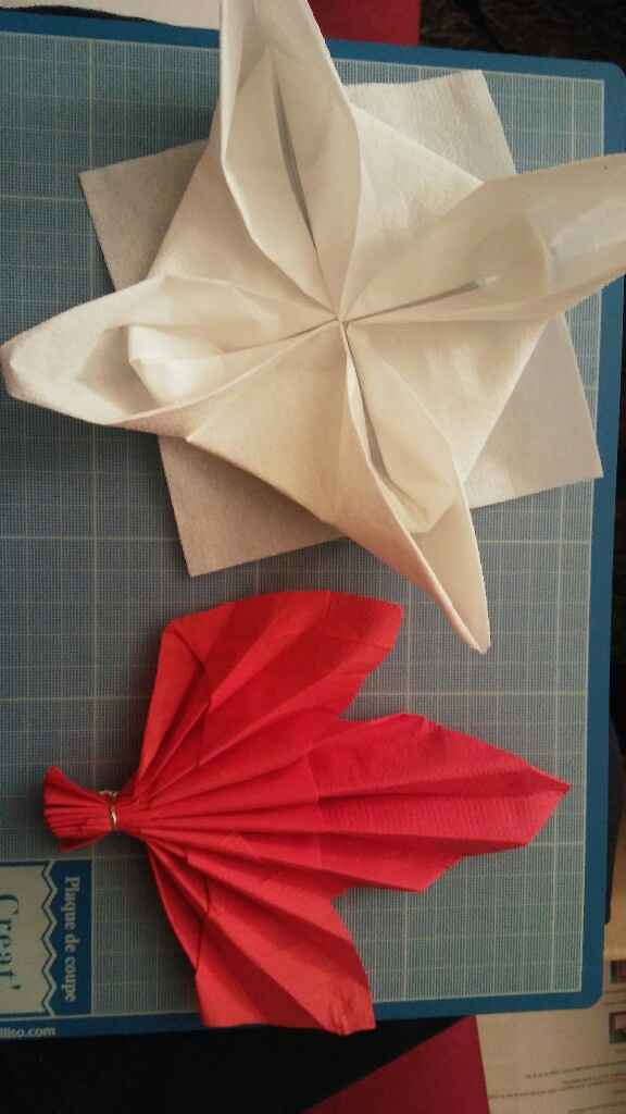 Pliage de mes serviettes finies ! - 2