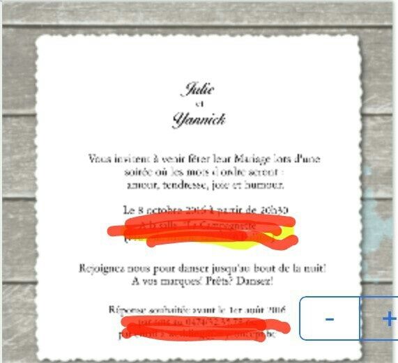 Notre faire-part - 2