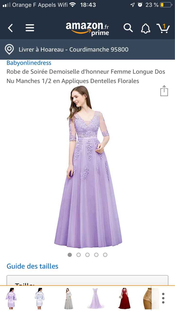 Où acheter Robe de demoiselles d’honneur - 1
