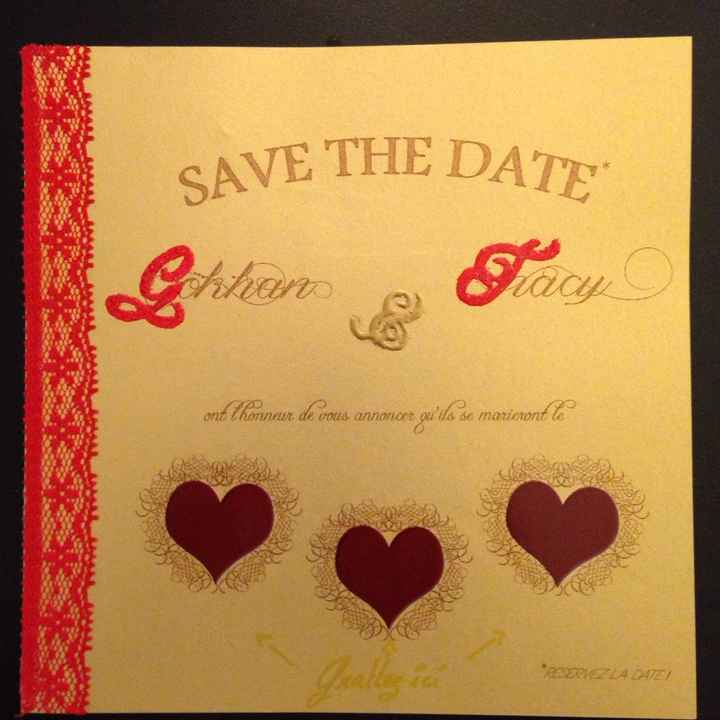 Save the date à gratter - 1