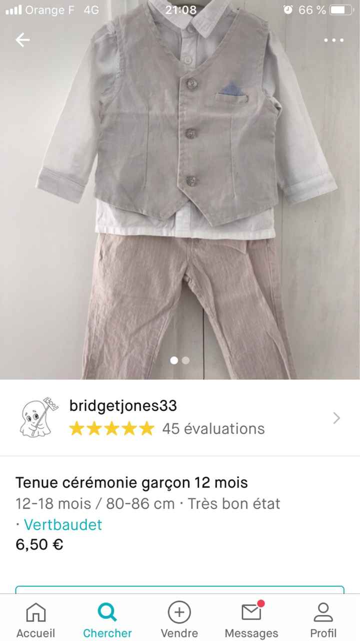 Costume bébé - 1