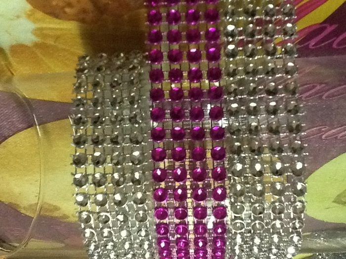 Collage des strass