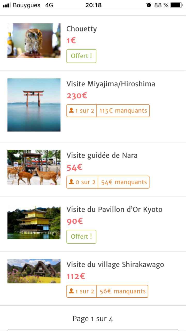 Liste de mariage sur Mariages.net : help - 4