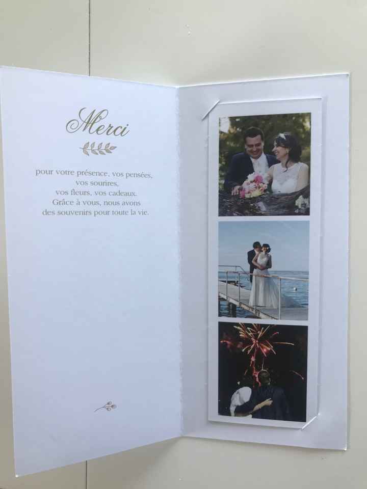 Nos cartes de remerciements - 2