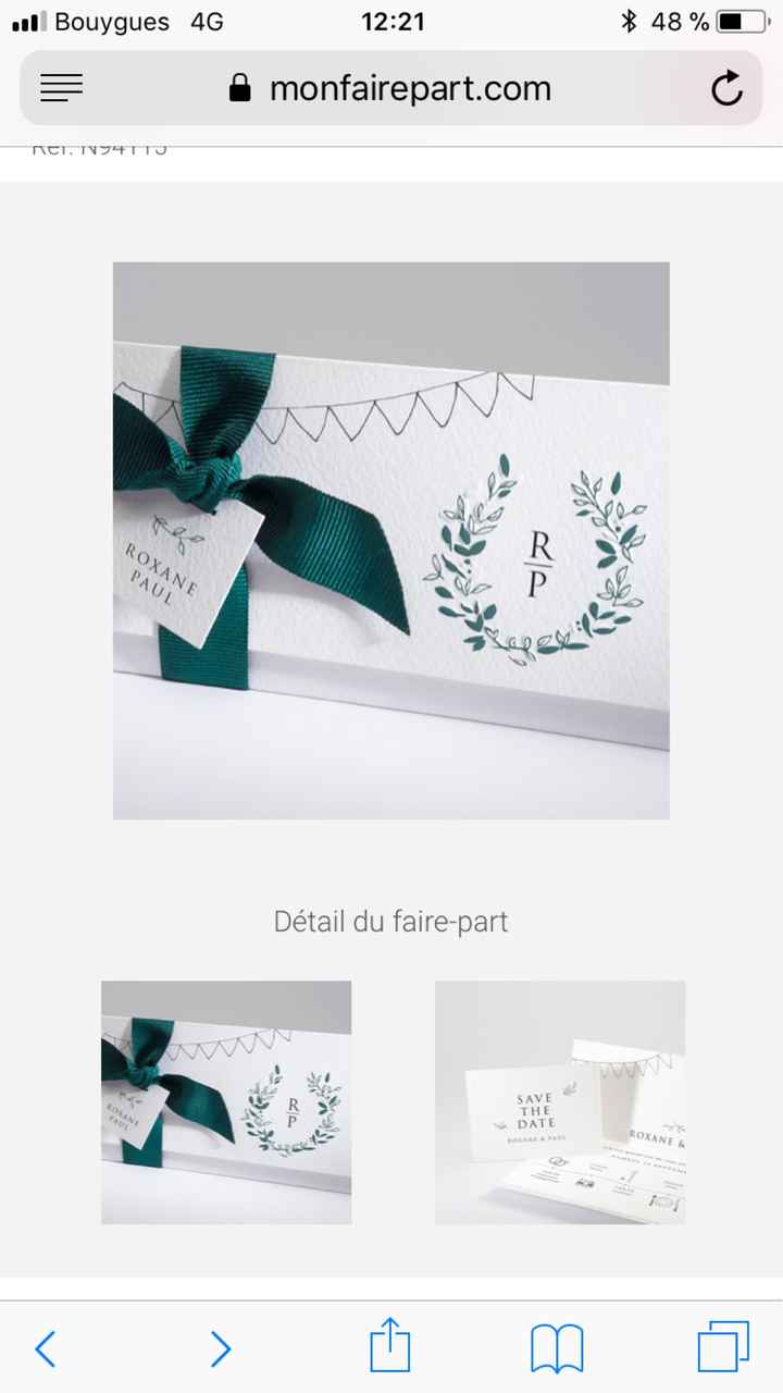 Faire part déçue - 1