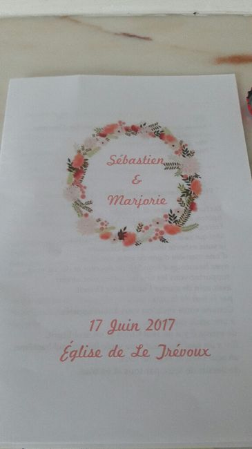 Livret de messe - 1