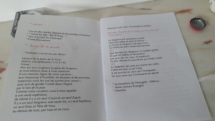 Livret de messe - 2