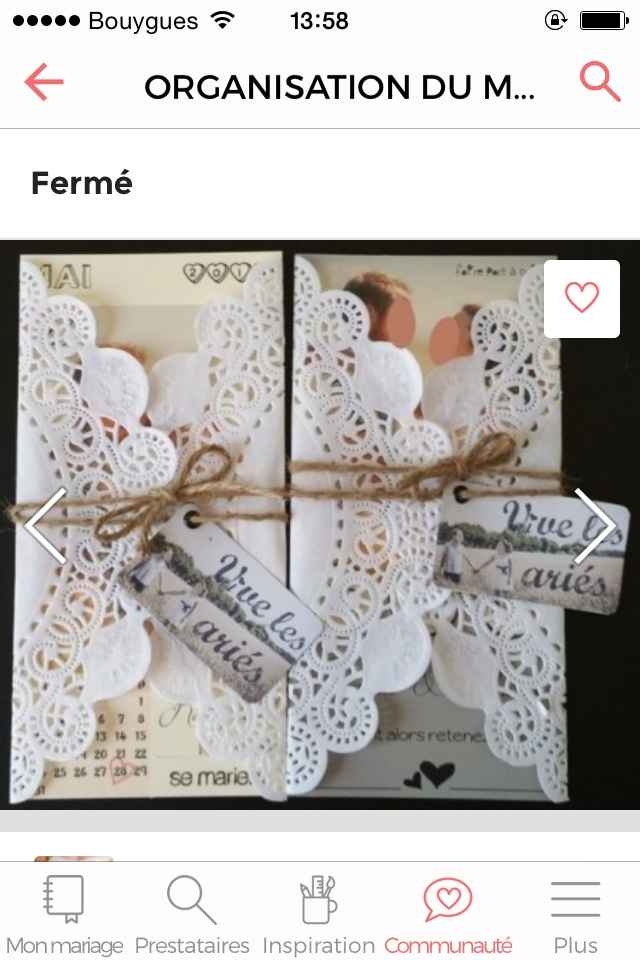 Help je cherche des napperons pour mes faires-parts svp ! - 1