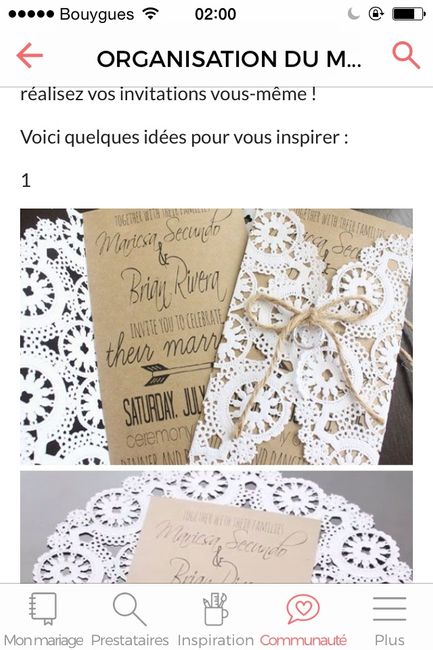 Faire part fait sois meme - 1