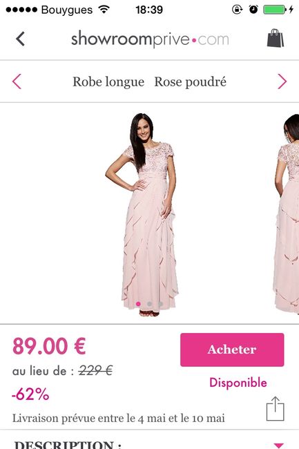 Robe 4 mariages.... ^^ - 1