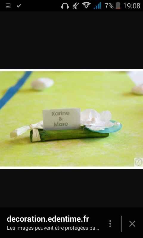 Marque-place simple - 1