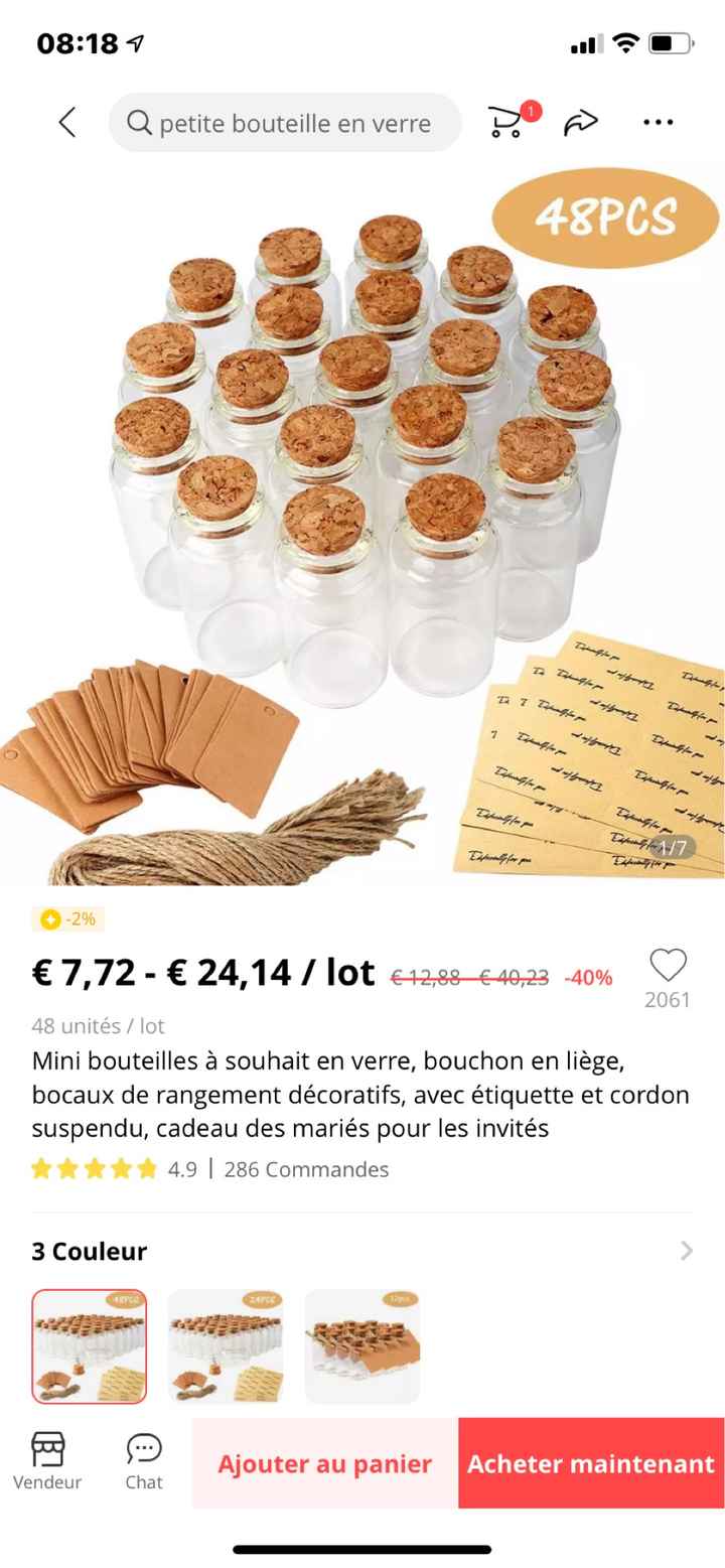 Cadeau invité pas cher trouvaille - 1