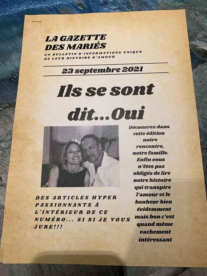 Gazette sur joli papier - 1
