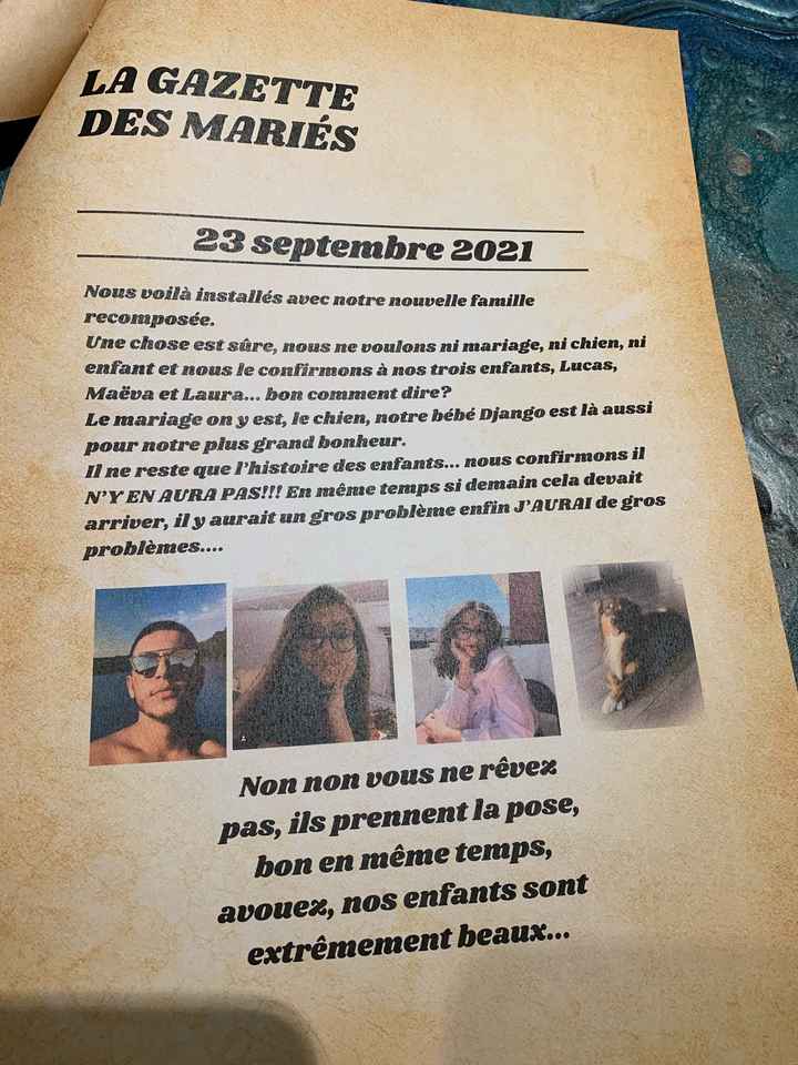 Premier jet gazette des mariés - 3