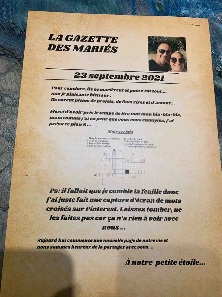 Premier jet gazette des mariés - 4