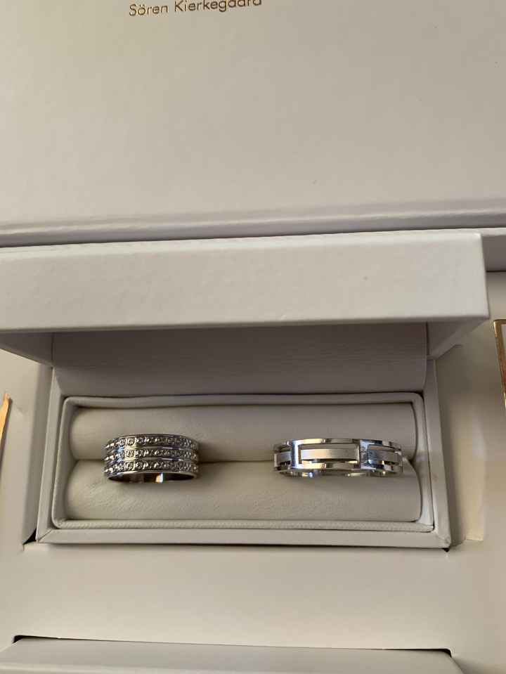 On a reçu nos alliances et ma robe pour la mairie - 2