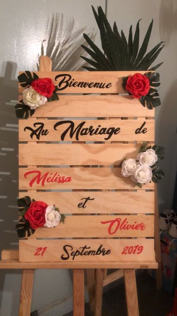 diy panneau de bienvenue - 1