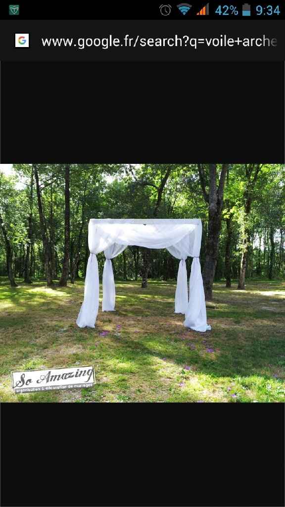 Voile pour cérémonie laique - 1