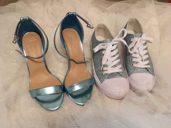 Chaussures bleues - 1