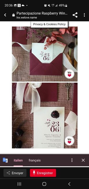 Idée de faire-part fait main sur le thème du vin 42