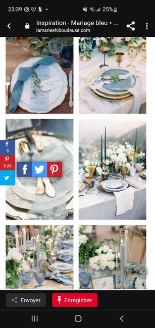 Couleur mariage bleu et blanc 1