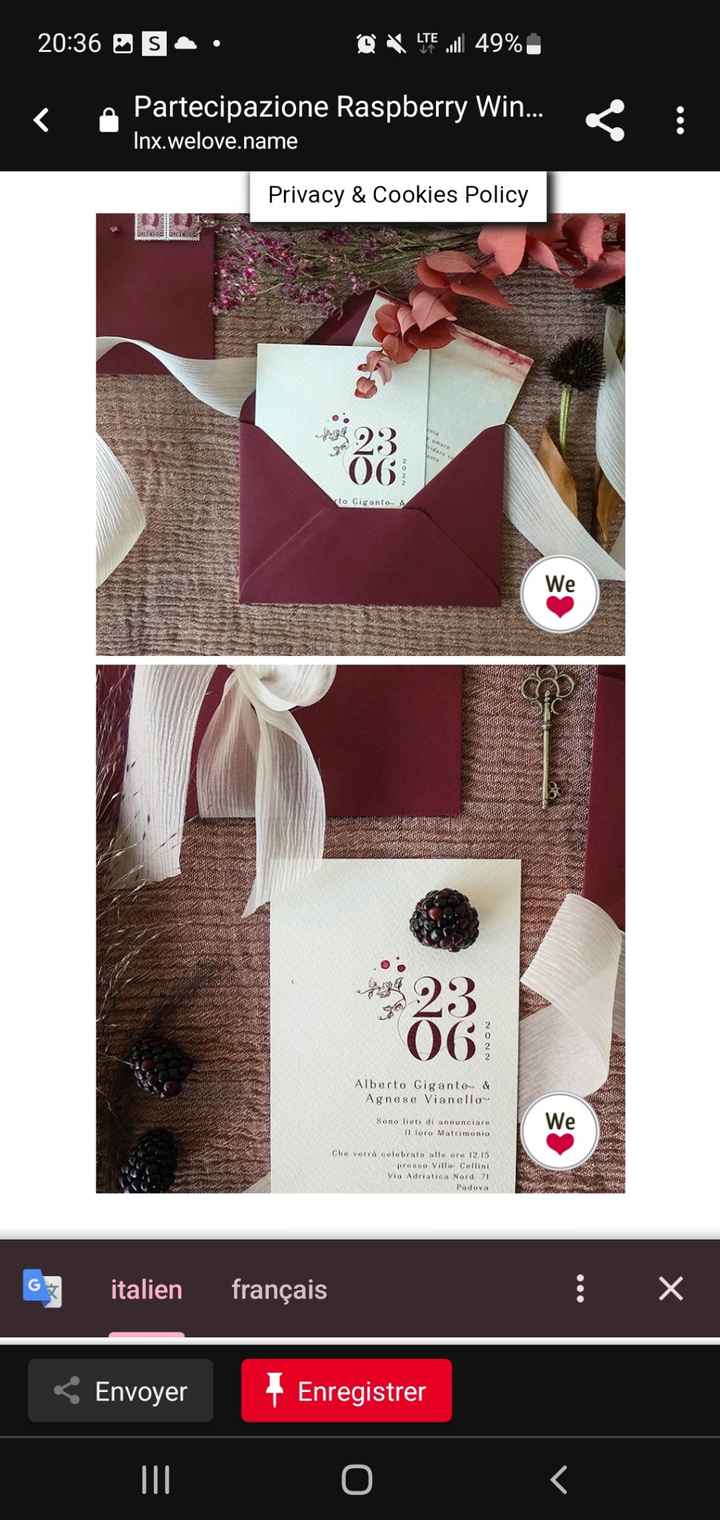 Idée de faire-part fait main sur le thème du vin - 6