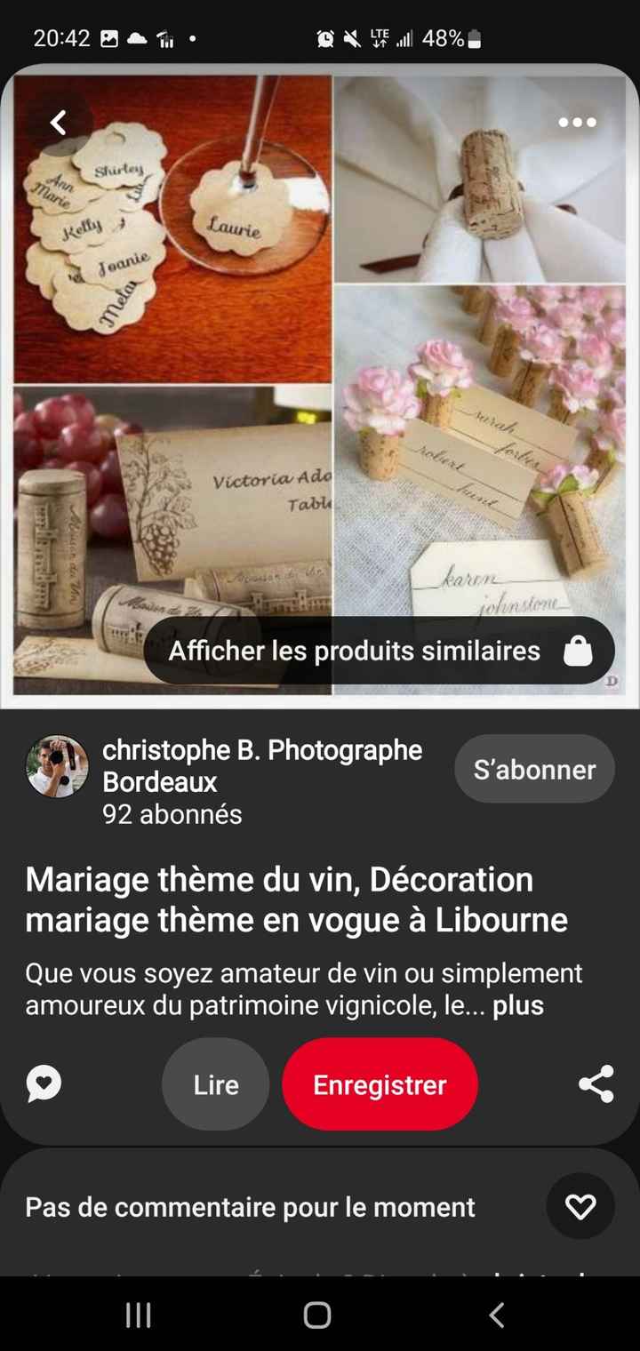 Idée de faire-part fait main sur le thème du vin - 3
